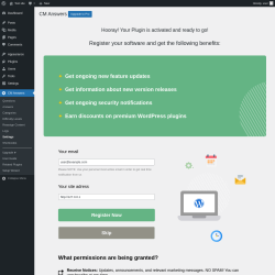 Page screenshot: CM Answers → Settings