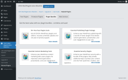 Page screenshot: CM E-Mail Registration Blacklist → Related Plugins → Plugin Bundles