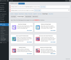 Page screenshot: CM Map Locations → Related Plugins → Premium Plugins