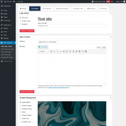 Page screenshot: CMP Settings &rarr; Content