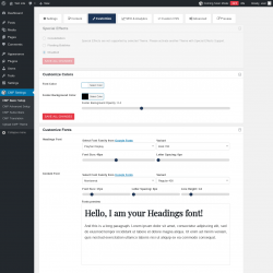 Page screenshot: CMP Settings &rarr; Customize