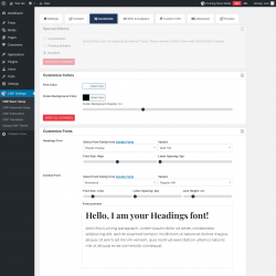 Page screenshot: CMP Settings &rarr; Customize