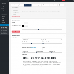 Page screenshot: CMP Settings &rarr; Customize