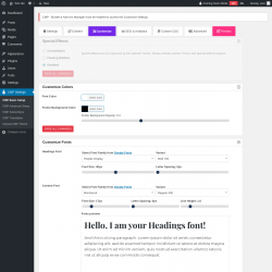 Page screenshot: CMP Settings &rarr; Customize