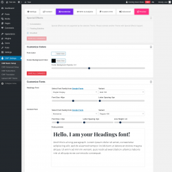 Page screenshot: CMP Settings &rarr; Customize