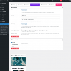 Page screenshot: CMP Settings &rarr; SEO & Analytics