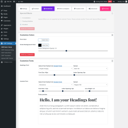 Page screenshot: CMP Settings &rarr; Customize