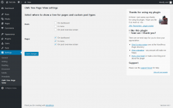 Page screenshot: Settings → CMS Tree Page View