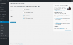 Page screenshot: Settings  → CMS Tree Page View
