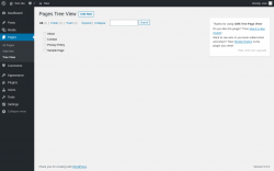 Page screenshot: Pages → Tree View
