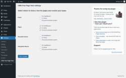 Page screenshot: Settings → CMS Tree Page View
