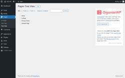 Page screenshot: Pages → Tree View
