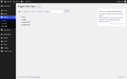Page screenshot: Pages &rarr; Tree View