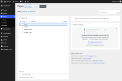 Page screenshot: Pages &rarr; Tree View