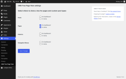 Page screenshot: Settings &rarr; CMS Tree Page View