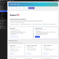 Page screenshot: CMXR &rarr; ExploreXR