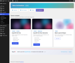 Page screenshot: CMXR &rarr; New Animation