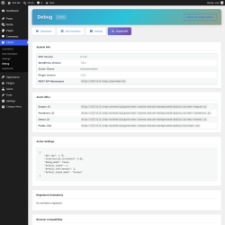 Page screenshot: CMXR &rarr; Debug