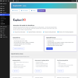 Page screenshot: CMXR &rarr; ExploreXR