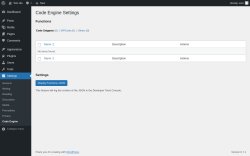 Page screenshot: Settings → Code Engine