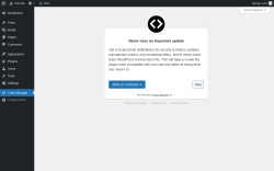 Page screenshot: code_manager ‹ Test site — WordPress