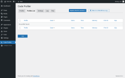 Page screenshot: Code Profiler → Profiles List