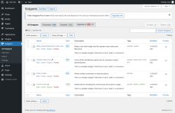 Page screenshot: Snippets
