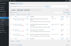 Page screenshot: Snippets