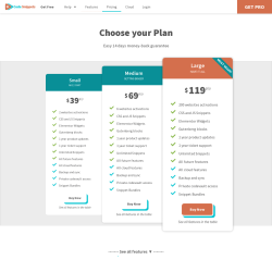 Page screenshot: Snippets &rarr; Stylescss
