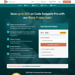 Page screenshot: Snippets &rarr; Stylescss
