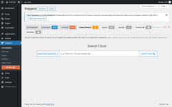 Page screenshot: Snippets &rarr; Cloud Search