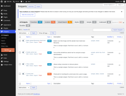 Page screenshot: Snippets