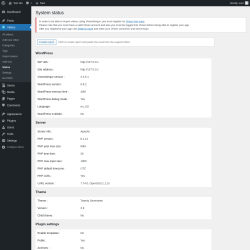 Page screenshot: Videos → Status