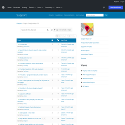 Page screenshot: Google Maps CP → I’ve a Question