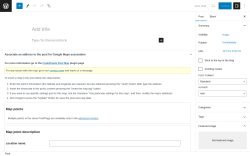 Page screenshot: Add New Post ‹ Test site — WordPress