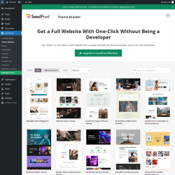 Page screenshot: Appearance &rarr; Theme Builder
