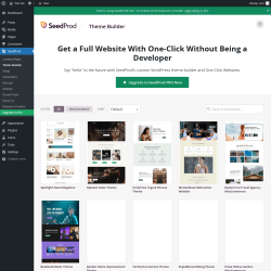 Page screenshot: SeedProd &rarr; Theme Builder