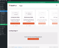 Page screenshot: SeedProd