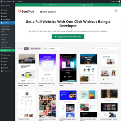 Page screenshot: Appearance &rarr; Theme Builder