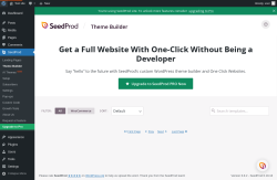 Page screenshot: Appearance → Theme Builder