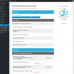 Page screenshot: QC CLR Settings