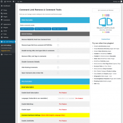 Page screenshot: QC CLR Settings