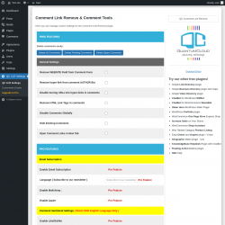 Page screenshot: QC CLR Settings