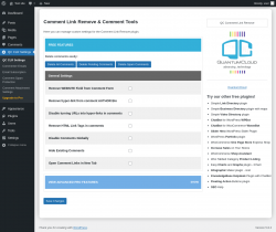Page screenshot: QC CLR Settings