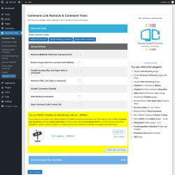 Page screenshot: Comment Tools