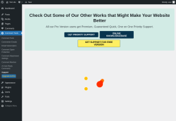 Page screenshot: Comment Tools &rarr; Support