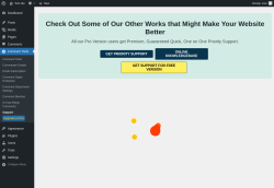 Page screenshot: Comment Tools &rarr; Support