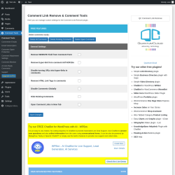 Page screenshot: Comment Tools