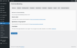 Page screenshot: Settings → CommonsBooking