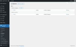 Page screenshot: Commons Booking → Locations